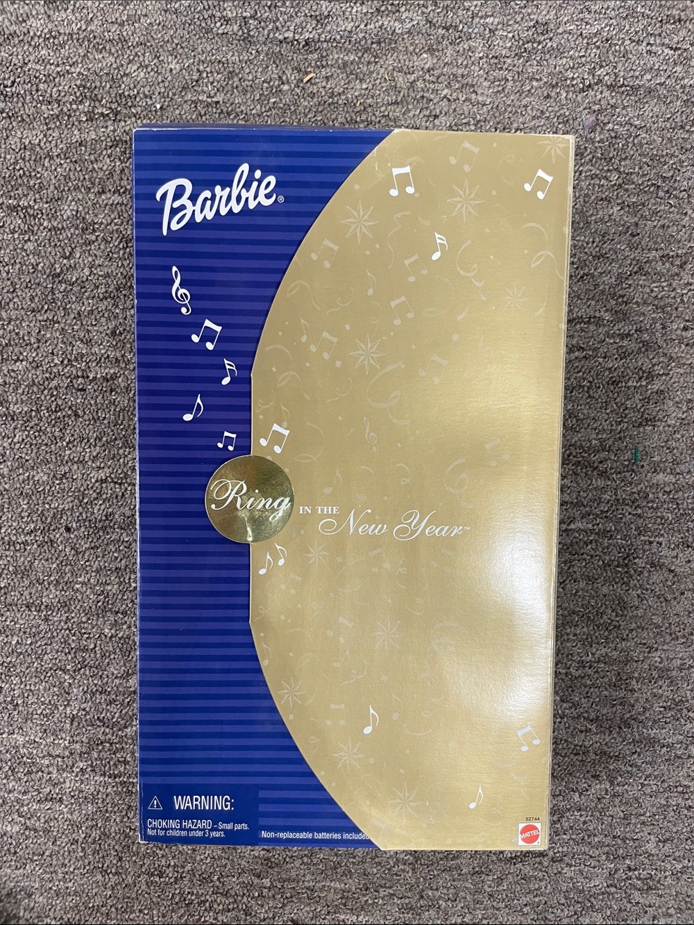 Barbie Gold & Navy Blue 'Ring in the New Year' Collector Box